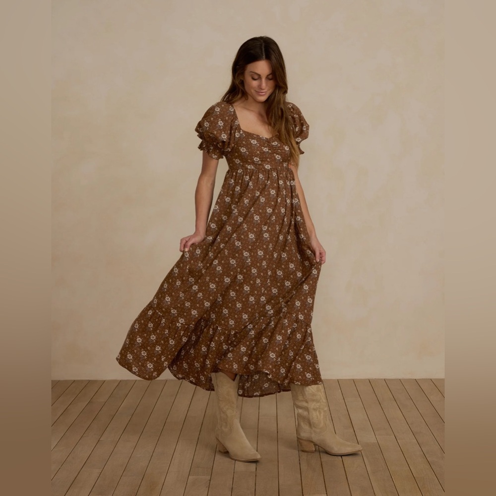 Rylee + Cru Chloe Dress | Autumn Rose Size XL